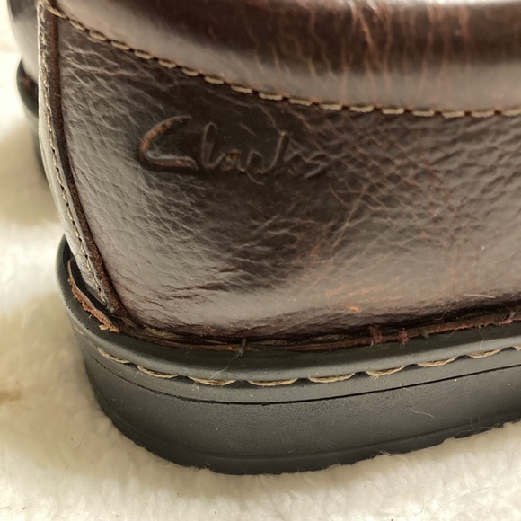 Men's Size 8 Clarks Collection Soft Cushion With Ortholite Loafers Brown - Picture 3 of 11